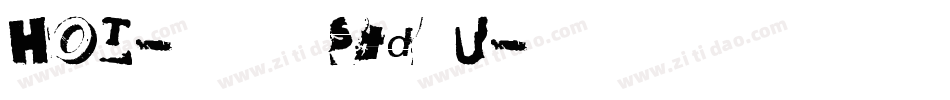 HOT-花墨 Std U字体转换